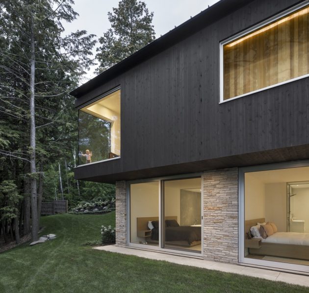 The Slender House by MU Architecture in Ogden, Canada