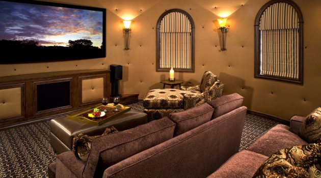 15 Exquisite Mediterranean Home Theater Designs For The Ultimate Lounging