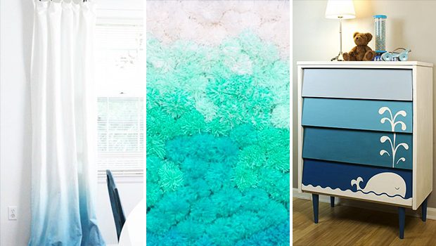 15 Impressive DIY Ombre Decor Projects Your Home Needs