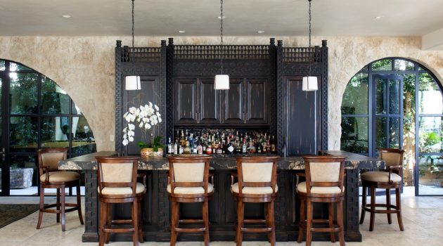 18 Splendid Mediterranean Home Bar Designs For The Ultimate Luxury Experience