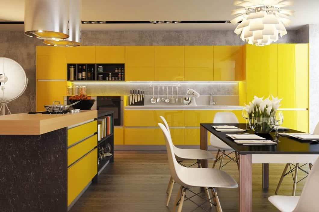 10 Marvelous Yellow Kitchen Designs That Will Amaze You