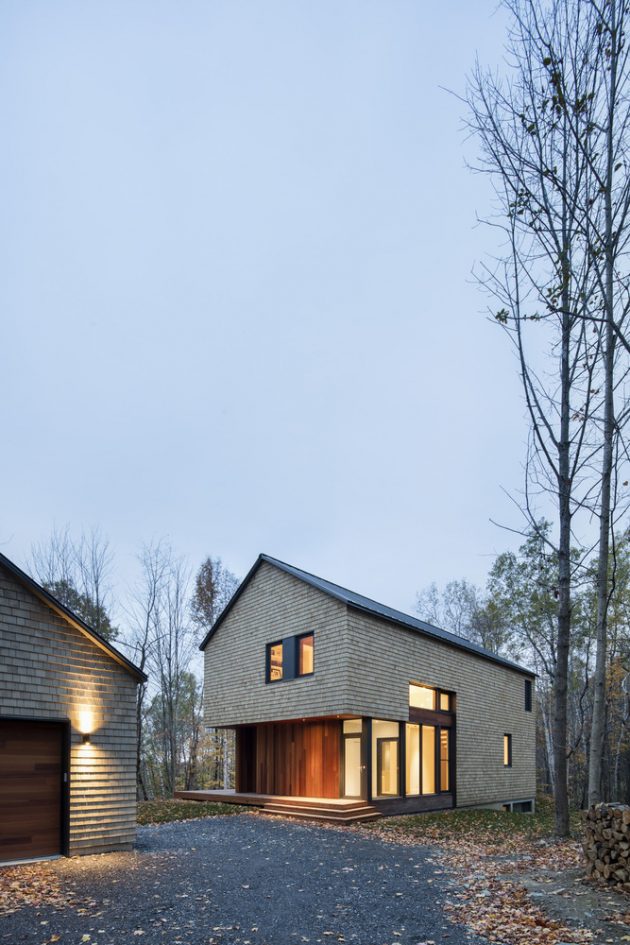 KL House by Bourgeois / Lechasseur Architectes in North Hatley, Canada