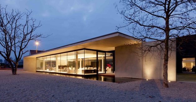 Obumex Outside by Govaert & Vanhoutte Architects in Staden, Belgium