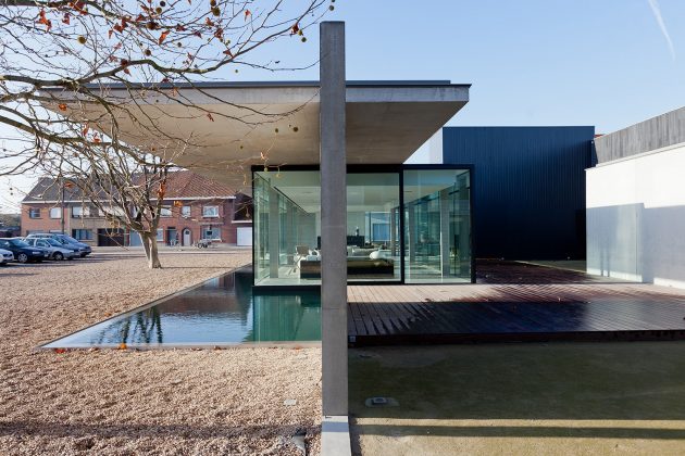 Obumex Outside by Govaert & Vanhoutte Architects in Staden, Belgium