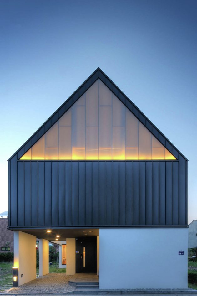 One Roof House by mlnp Architects in Seongnam, South Korea
