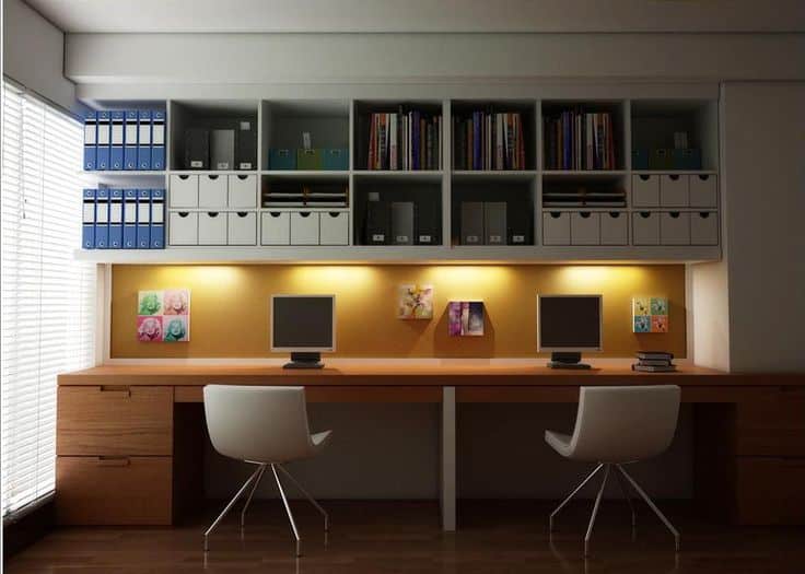 16 Brilliant Home Offices Decorated In Modern Style 16 Brilliant Home Offices Decorated In Modern Style