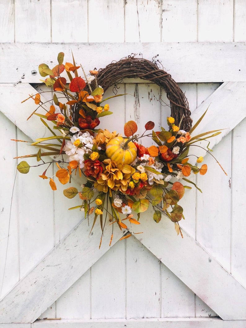 15 Charming Handmade Fall Wreath Designs To Greet The Season