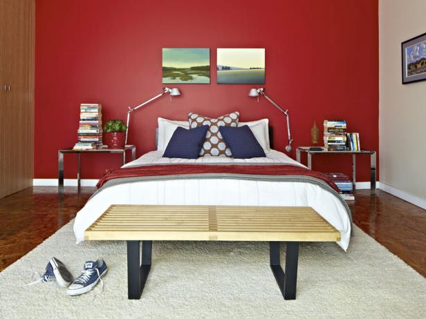 10 Attractive Ideas With Red To Enter Diversity In The Bedroom
