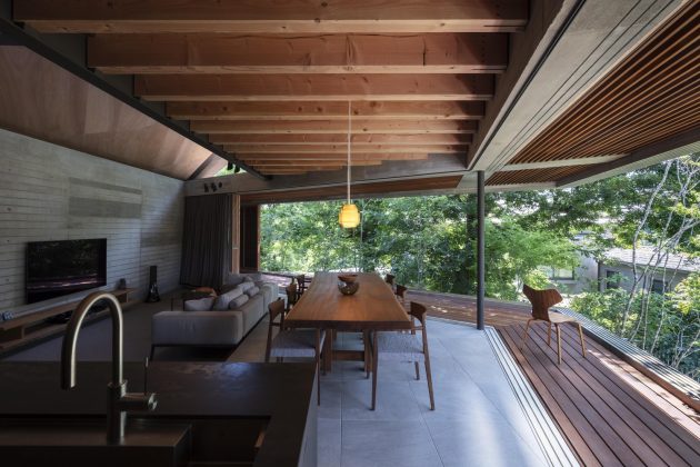 Fuseika House by T-Square Design Associates in Japan