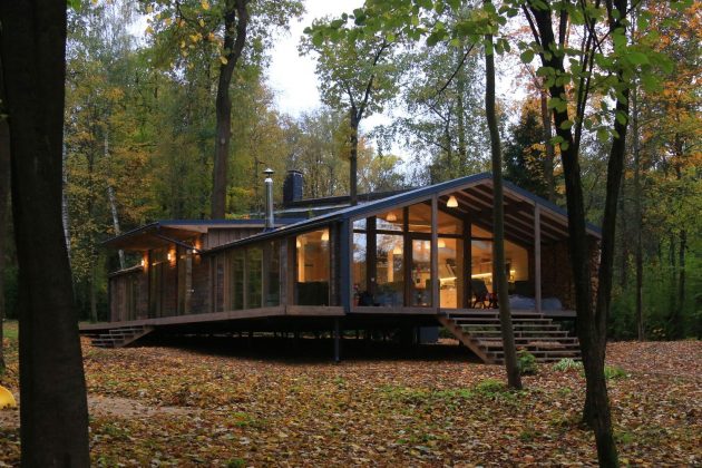 Modular House DublDom by BIO-architects in Moscow, Russia