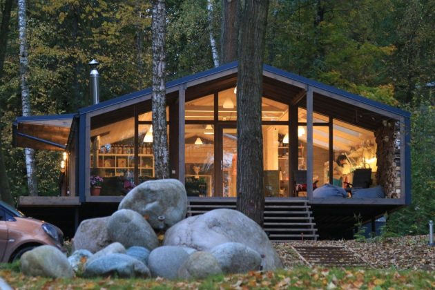 Modular House DublDom by BIO-architects in Moscow, Russia