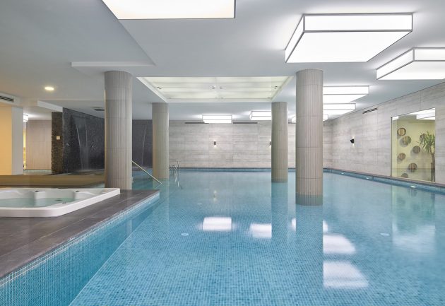 Spa & Indoor Pool for the Football Players BJK NEVZAT DEMIR FACILITY
