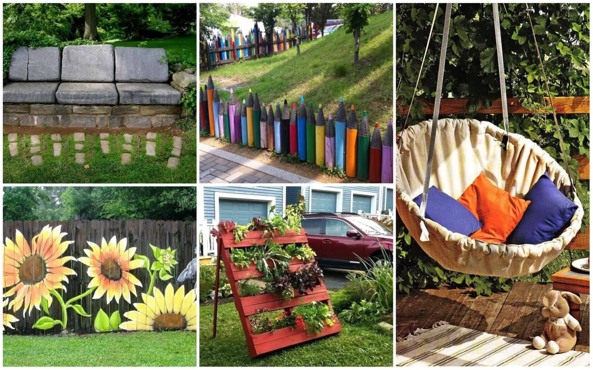 16 Tremendous DIY Garden Decorations That You Haven’t Seen Before