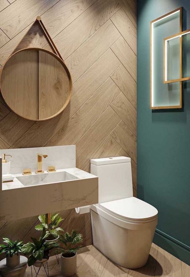 10 Small Decorated Washrooms for Your Bathroom