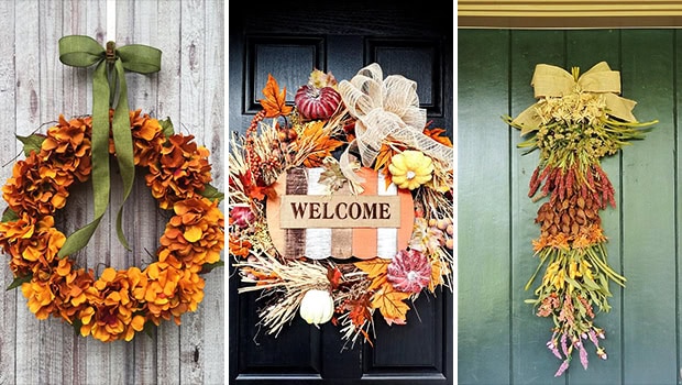 18 Inviting Natural Fall Wreath Designs To Refresh Your Decor This Season