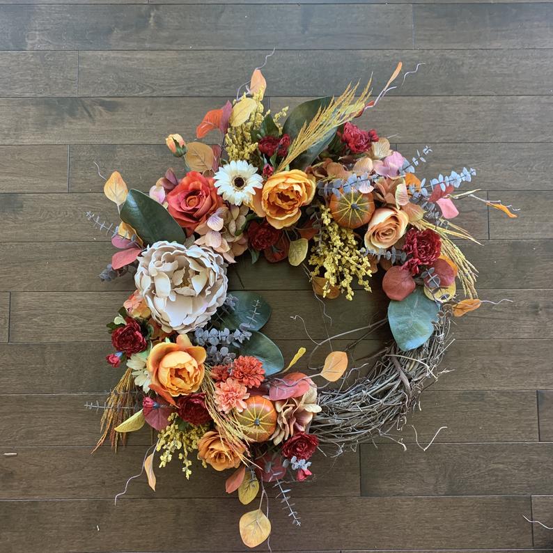 18 Inviting Natural Fall Wreath Designs To Refresh Your Decor This Season