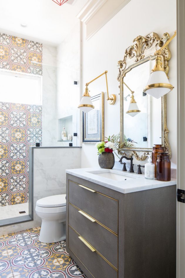 18 Mesmerizing Eclectic Bathroom Designs That Will Dazzle You