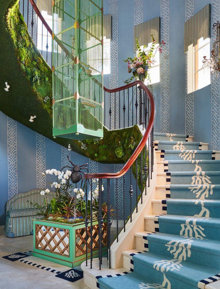 15 Dazzling Eclectic Staircase Designs That Bring Color To The Home