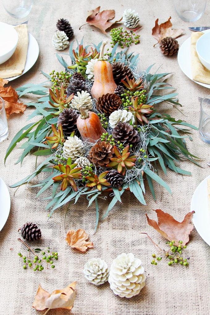 15 Simply Perfect DIY Thanksgiving Centerpiece Ideas For ...