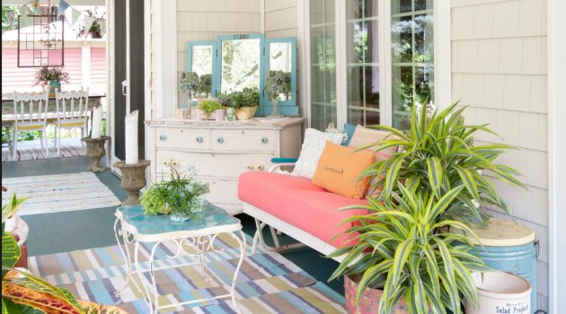 16 Awesome Eclectic Porch Designs Perfect For Your Morning Coffee
