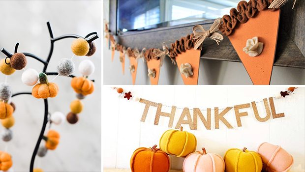 16 Charming Handmade Thanksgiving Garland Designs For The Dining Room