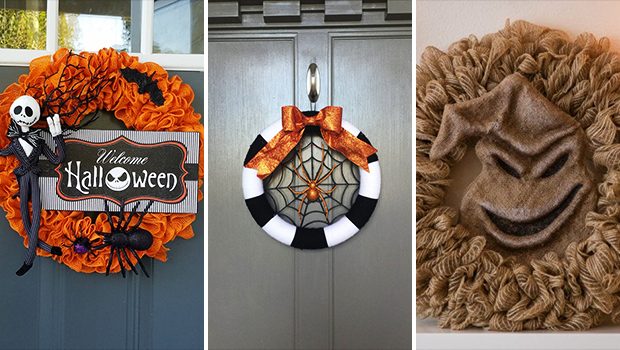 18 Crazy Cool Handmade Halloween Wreath Ideas You’ll Love
