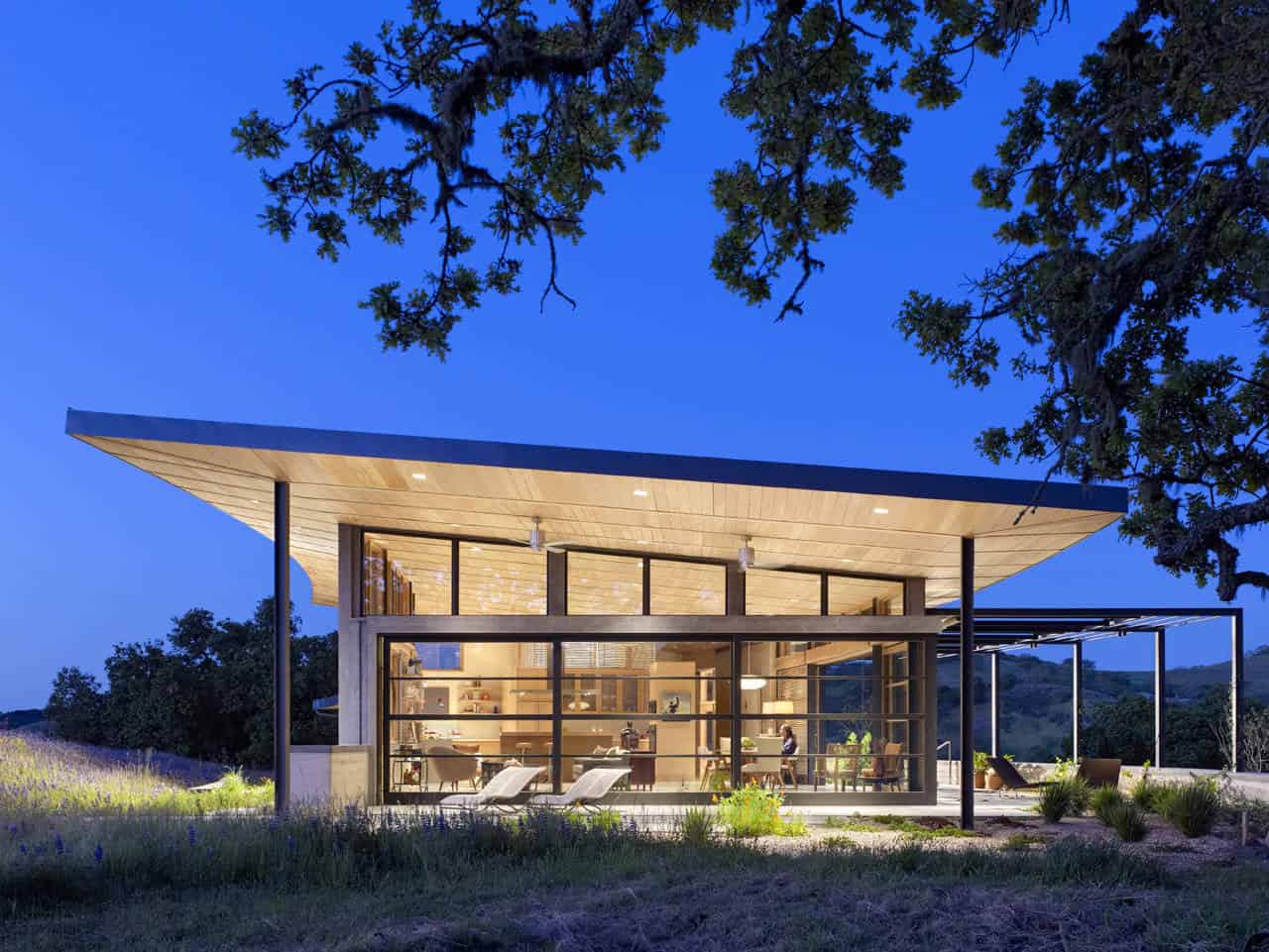 Caterpillar House by Feldman Architecture: A Sustainable Ranch Retreat in Carmel