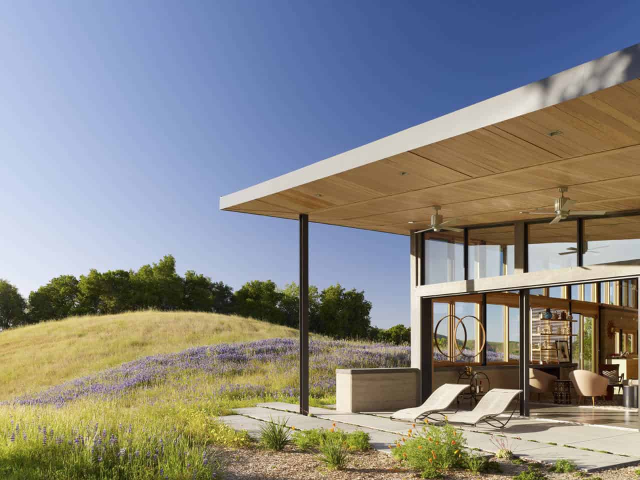 Caterpillar House by Feldman Architecture: A Sustainable Ranch Retreat in Carmel