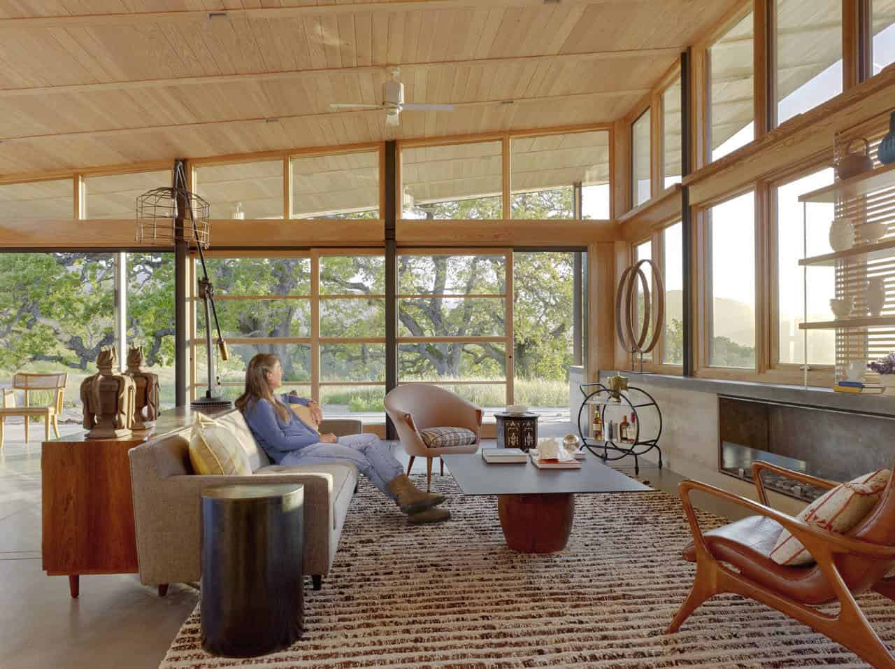 Caterpillar House by Feldman Architecture: A Sustainable Ranch Retreat in Carmel