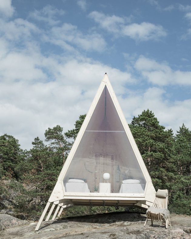 Nolla Cabin by Studio Mr. Falck in Vallisaari, Finland