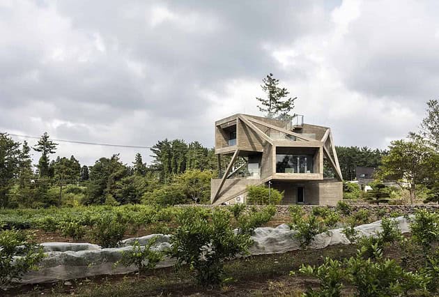 Simple House by Moon Hoon in Jeju-Si, South Korea
