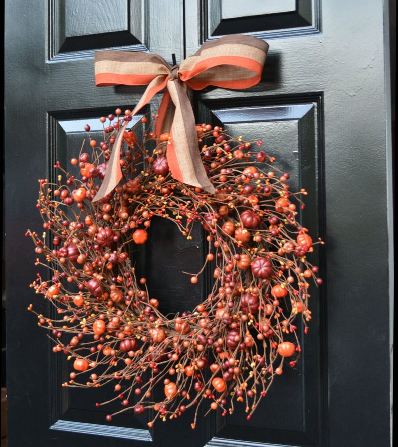 15 Superb Handmade Thanksgiving Wreath Designs You Should Hang