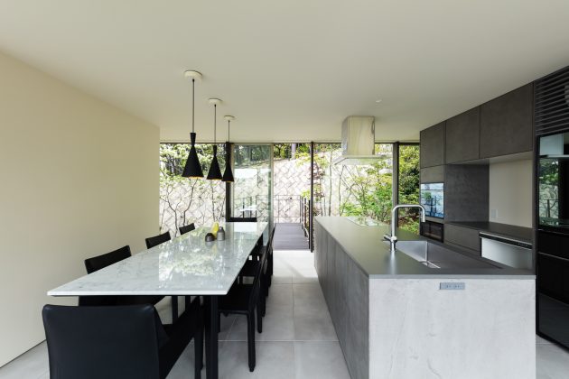Axis House by T-Square Design Associates in Kobe, Japan