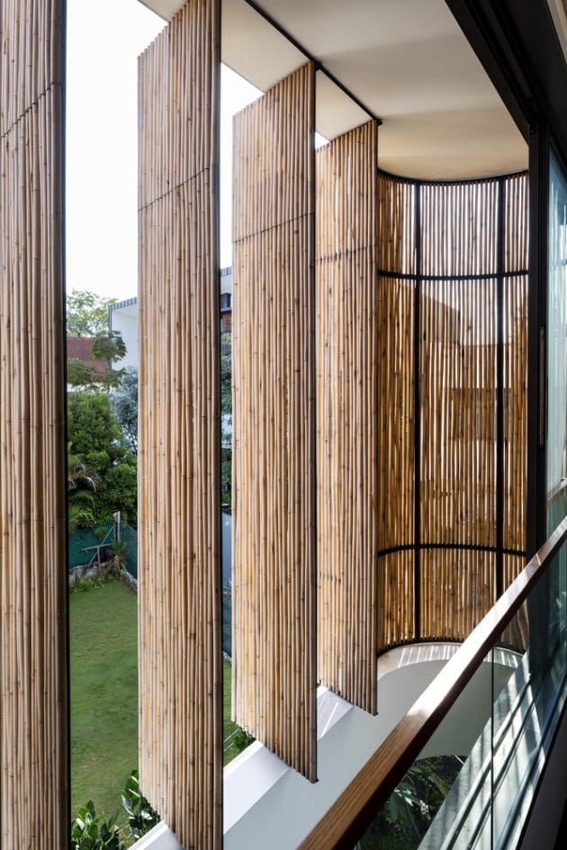 Bamboo Veil House By Wallflower Architecture Design In Singapore