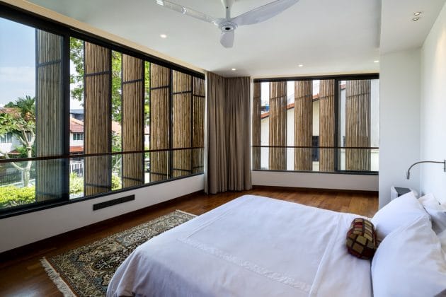 Bamboo Veil House by Wallflower Architecture + Design in Singapore