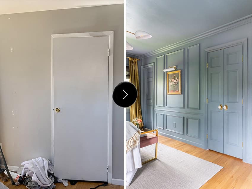 Before & After: A Bedroom Turns into A Modern Traditional Gem Before & After: A Bedroom Turns into A Modern Traditional Gem