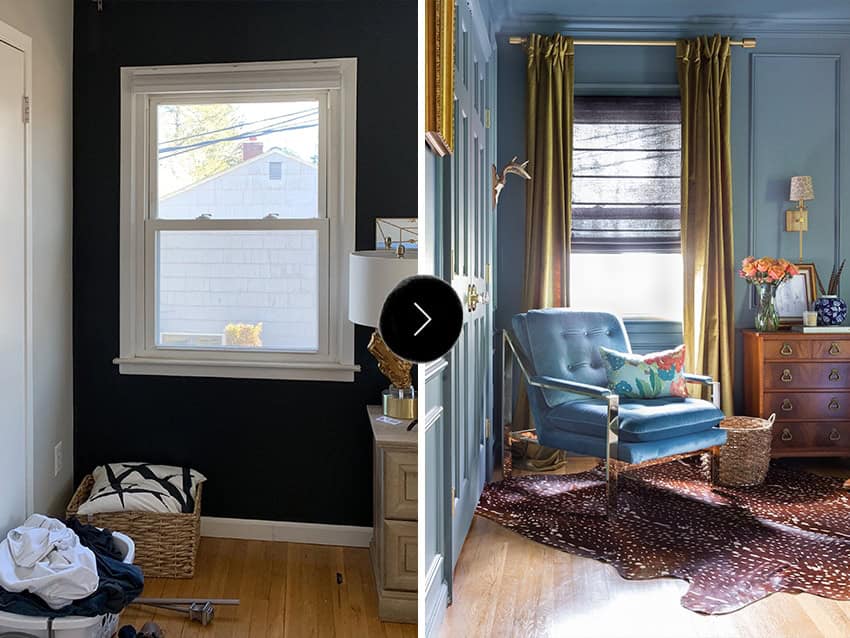 Before & After: A Bedroom Turns into A Modern Traditional Gem Before & After: A Bedroom Turns into A Modern Traditional Gem