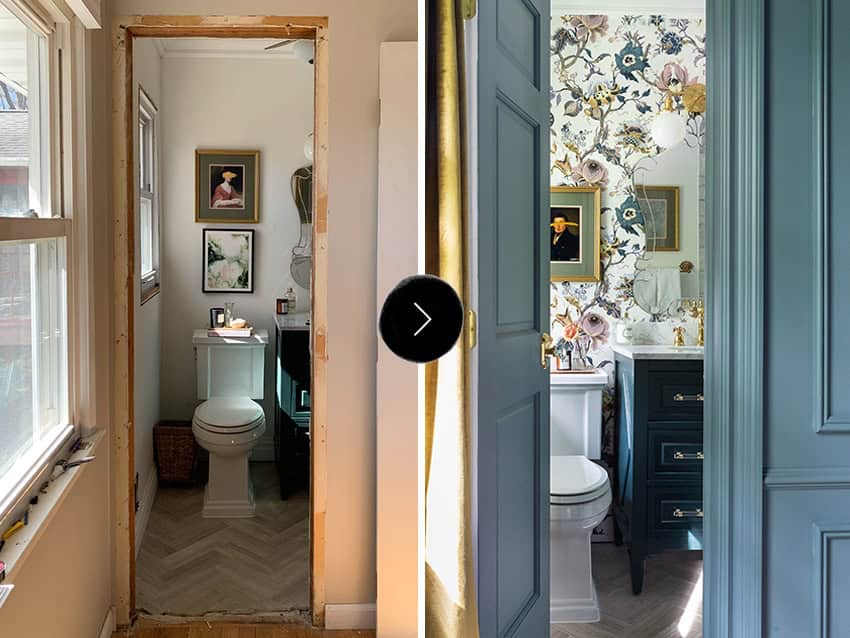 Before & After: A Bedroom Turns into A Modern Traditional Gem Before & After: A Bedroom Turns into A Modern Traditional Gem