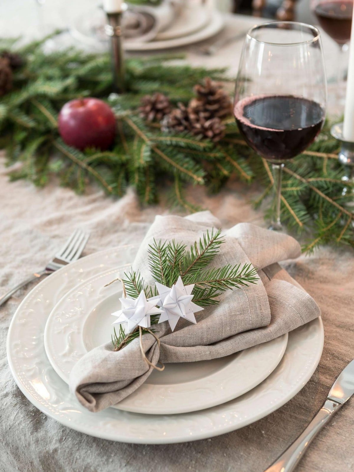 Newly Built Swedish House Decorated For Christmas Newly Built Swedish House Decorated For Christmas