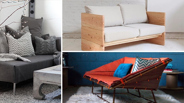 15 Simple DIY Sofa Ideas That Will Save You Some Cash