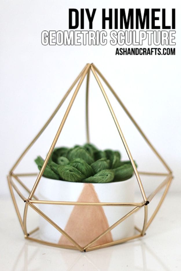 7. DIY Himmeli Geometric Sculpture 7. DIY Himmeli Geometric Sculpture