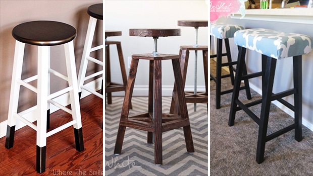 15 Stylish DIY Bar Stools To Add To Your Home Bar