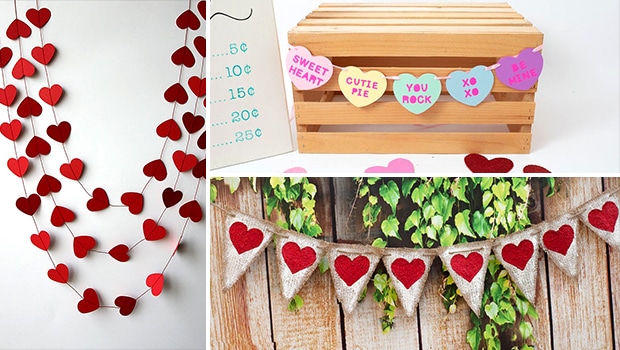 15 Sweet Valentine’s Day Banner & Garland Ideas To Surprise Your Sweetheart