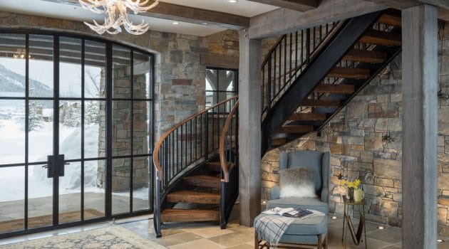 18 Cozy Rustic Staircase Designs That You’ll Want In Your Mountain Home