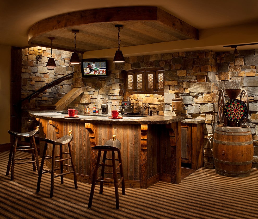 18 Marvelous Rustic Home Bar Ideas For Pure Enjoyment