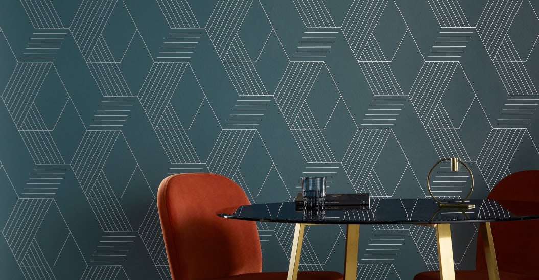 Geometry to dress up the dining room Geometry to dress up the dining room