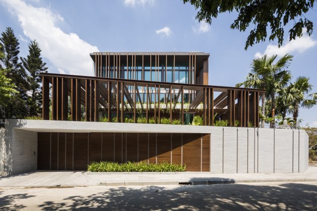 Louvers House by MIA Design Studio in Thao Dien, Vietnam