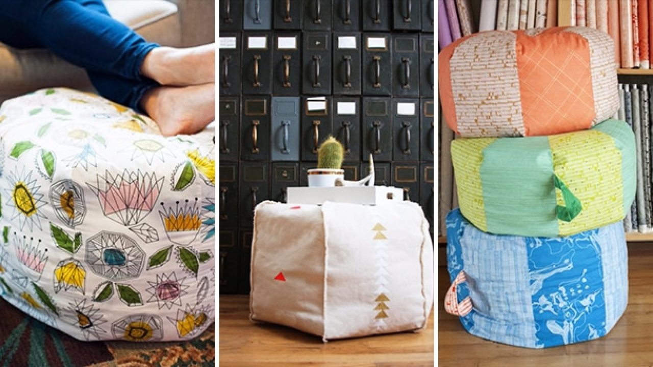 15 Amazing Diy Floor Pouf Projects For That Cozy Corner Of Your Home