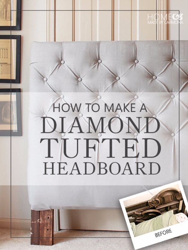 13. Diamond Tufted Headboard Tutorial 13. Diamond Tufted Headboard Tutorial