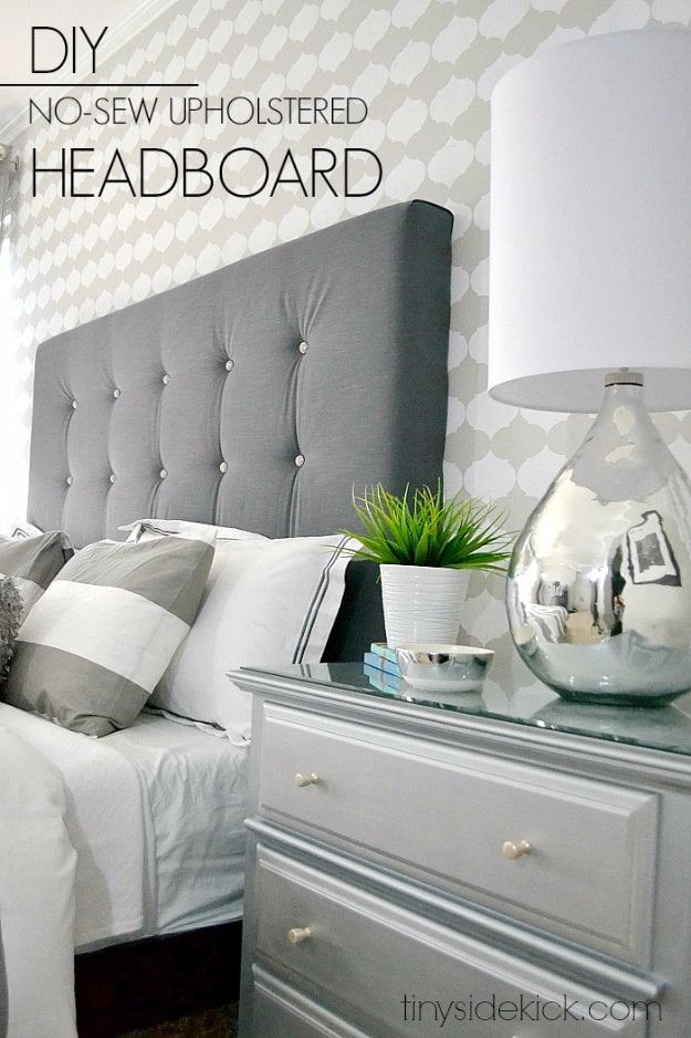 3. DIY Upholstered Headboard With A High End Look 3. DIY Upholstered Headboard With A High End Look